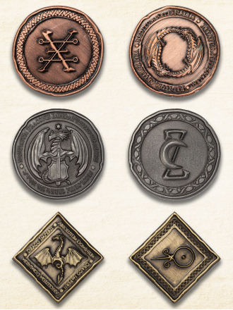 LARP Münzen "Drachen" Produktbild